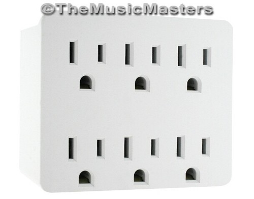 Electrical socket way - 6-way, power