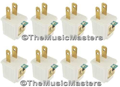White grounding adapters - white,