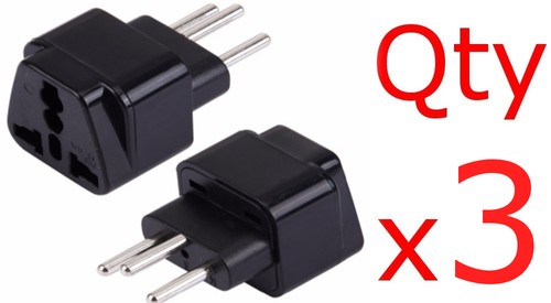 3pk switzerland travel adapter - switzerland,